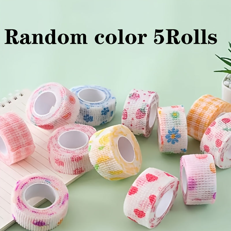 Adult Finger Bandage 5/10 Rolls Self-Adhesive Breathable Elastic Tape