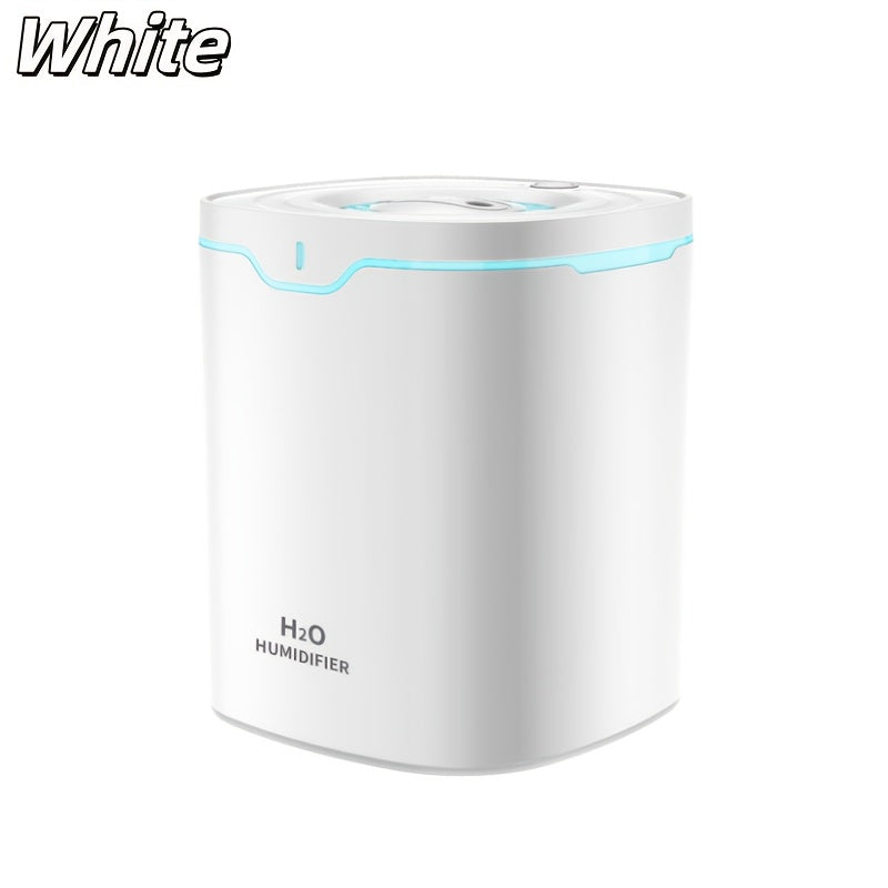 Large Capacity Double Spray Humidifier 2000ml USB Timer Bedroom Office