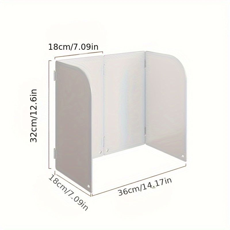 Kitchen Grease Splash Guard Metal Shield for Stovetop Cooking Oil Heat Resistant