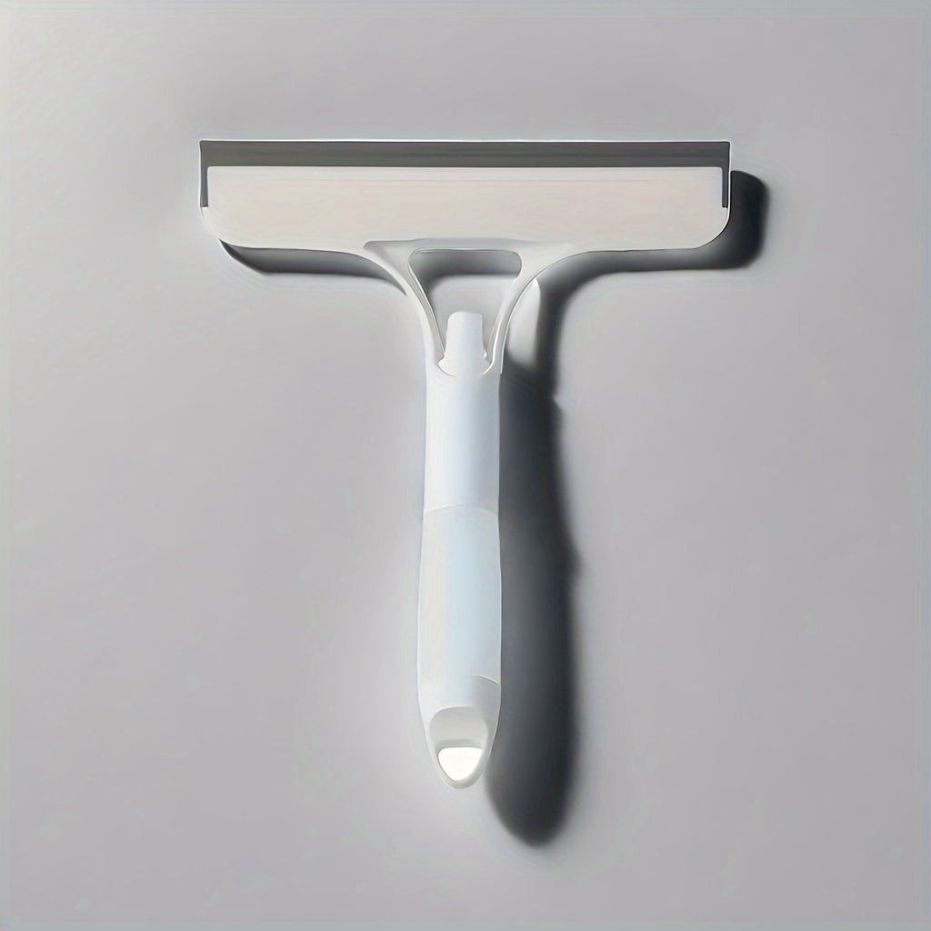 Mustahkam Plastik Tozalash Vositasi - 3-in-1 Ko'p Maqsadli Shisha Squeegee Dush Eshiklari, Avtomobil Derazalari va Oshxona Stol usti uchun