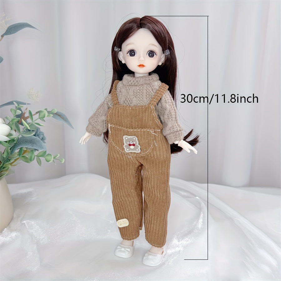 30.48 cm Fashion Doll with Ball Jointed Body for Kids Anime and Movie Themed Princess Style
