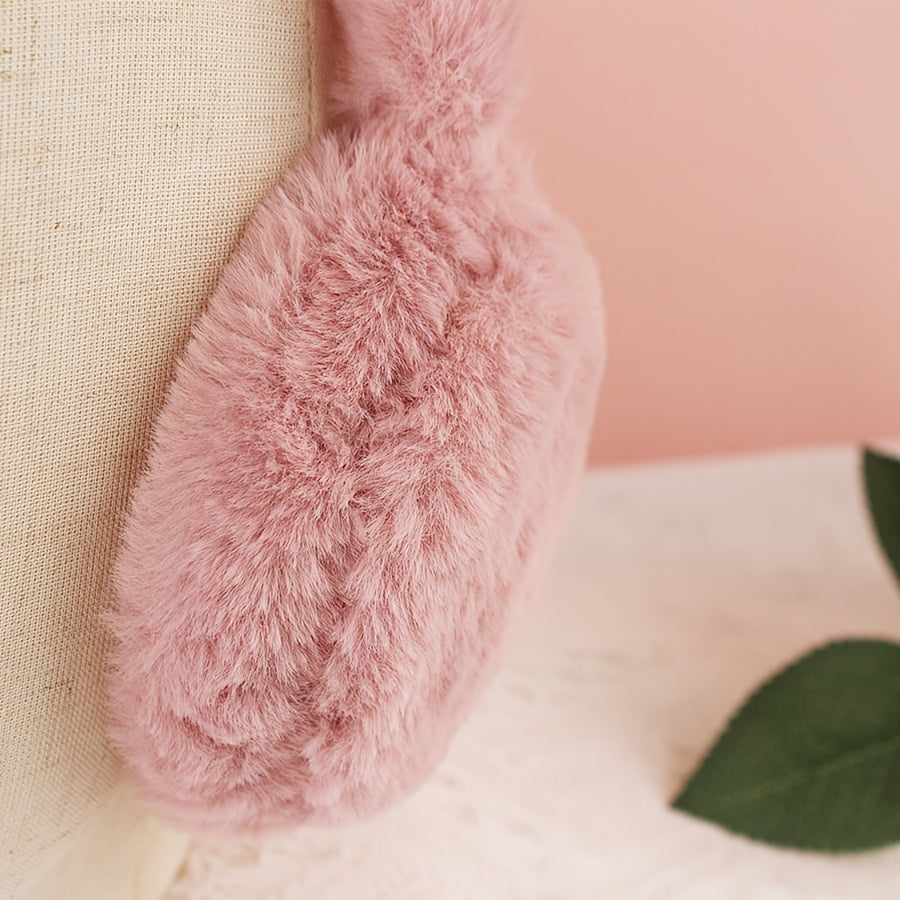 Warm Winter Earmuffs for Women Soft Cozy Flexible Fit Easy to Clean Polyester Blend