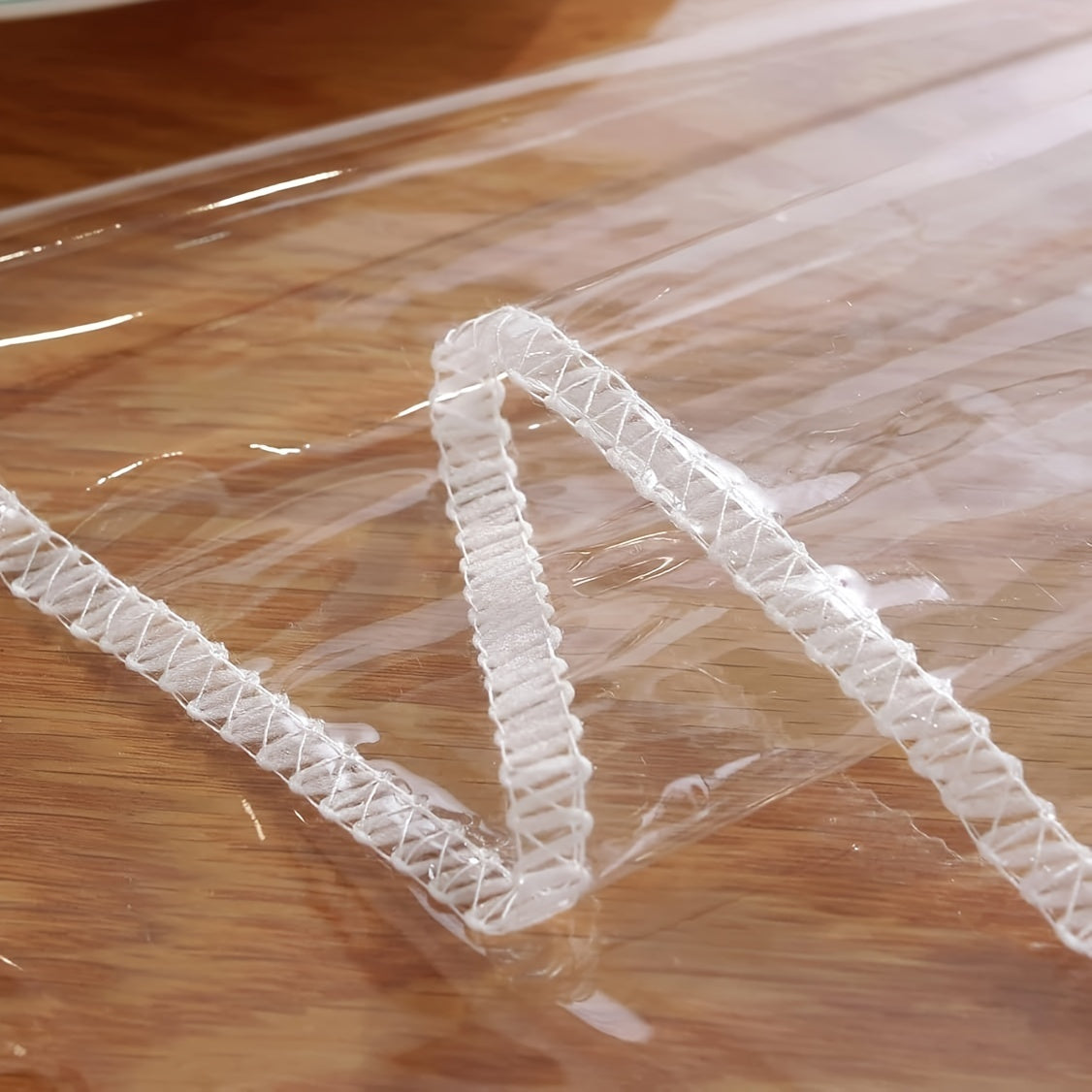 Vinyl Tablecloth Clear Diamond Pattern Waterproof Heat Resistant Scratch Resistant Easy to Clean