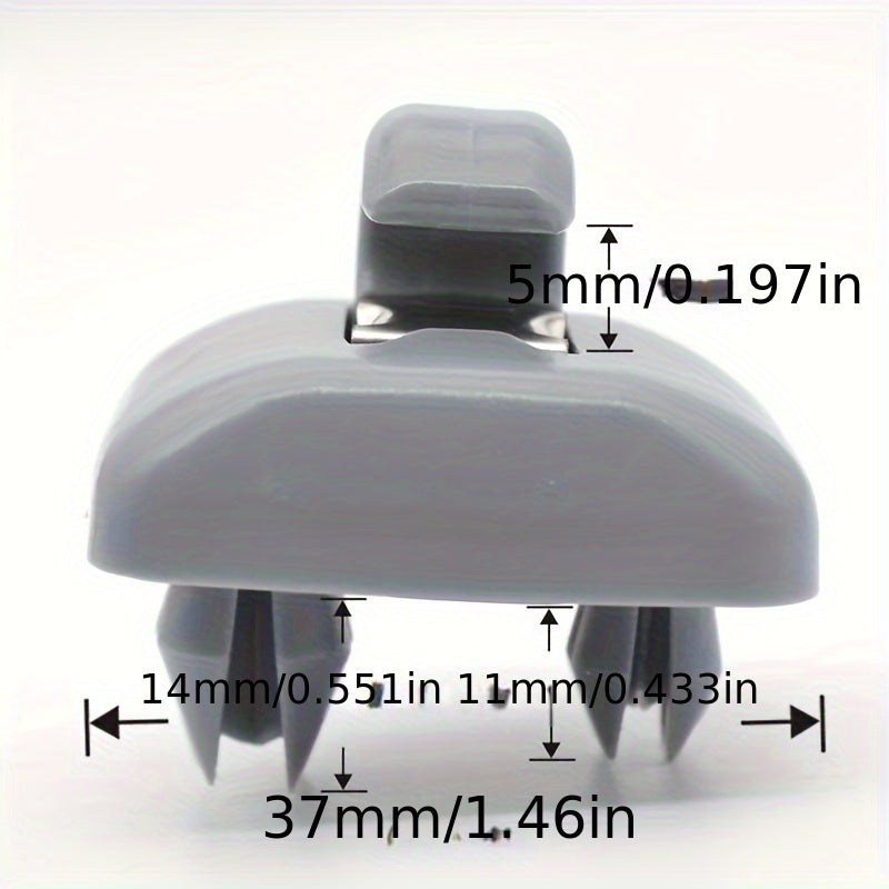 Car Sun Visor Clip Holder Hook Bracket Grey Interior for Audi Q3 Q5 TT