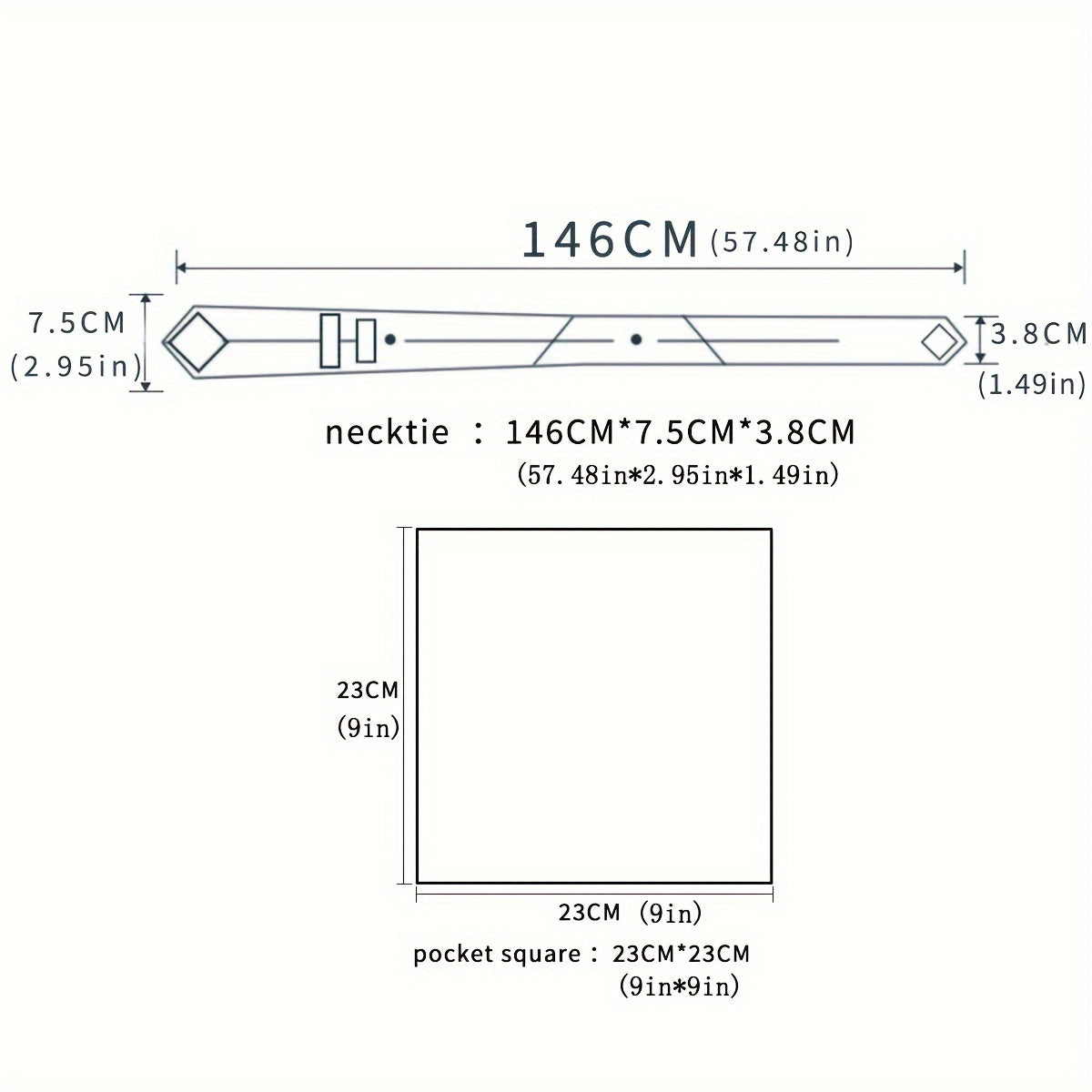 Men's Wedding Tie Set with Silk Necktie Pocket Square and Accessories