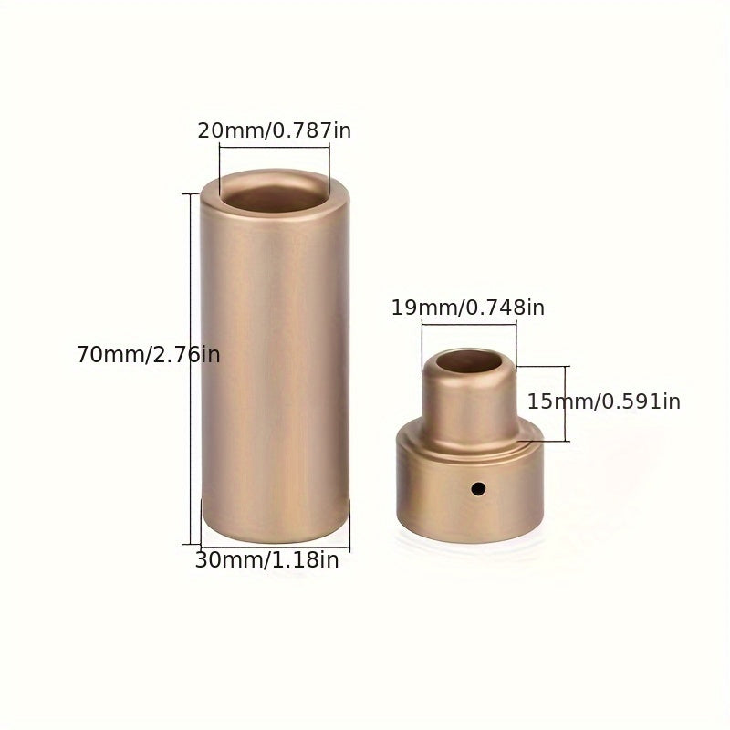 Aluminum Alloy PPR Pipe Welding Parts Set Includes Die Head and Thickening Mold for Hot Melt Welding 20/25/32mm