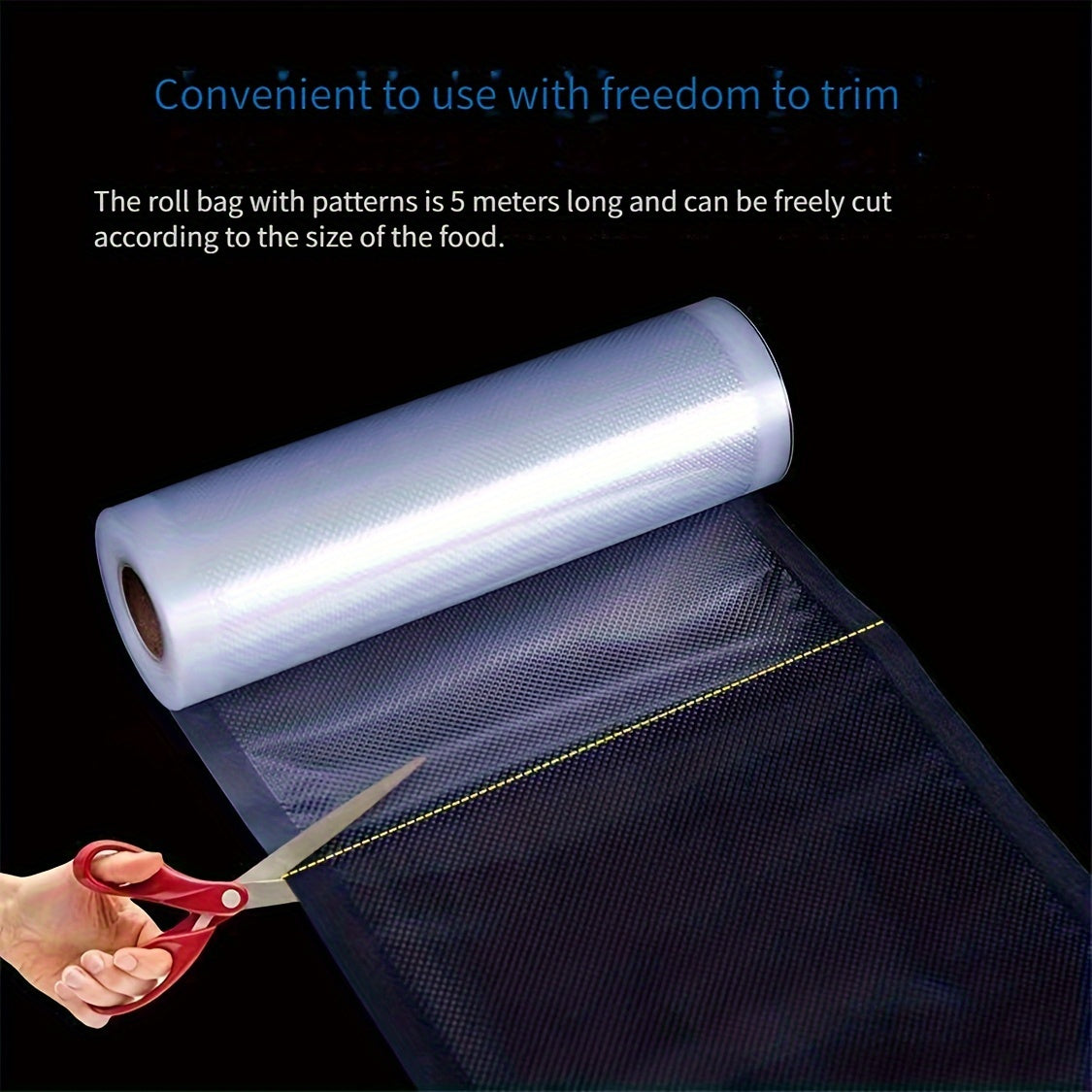 Ovqatni saqlash va tartibga solish uchun 2 ta vakuum oziq-ovqat saqlash sumkasi to'plami