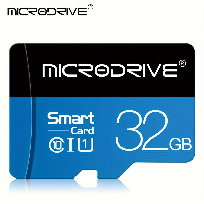 Yangi uslubdagi Microdrive TF SD karta, yuqori tezlikda, 32GB SDHC Class 10 xotira kartasi, turli sig'imlarda mavjud. Smartfonlar uchun SD adapteri kiritilgan.