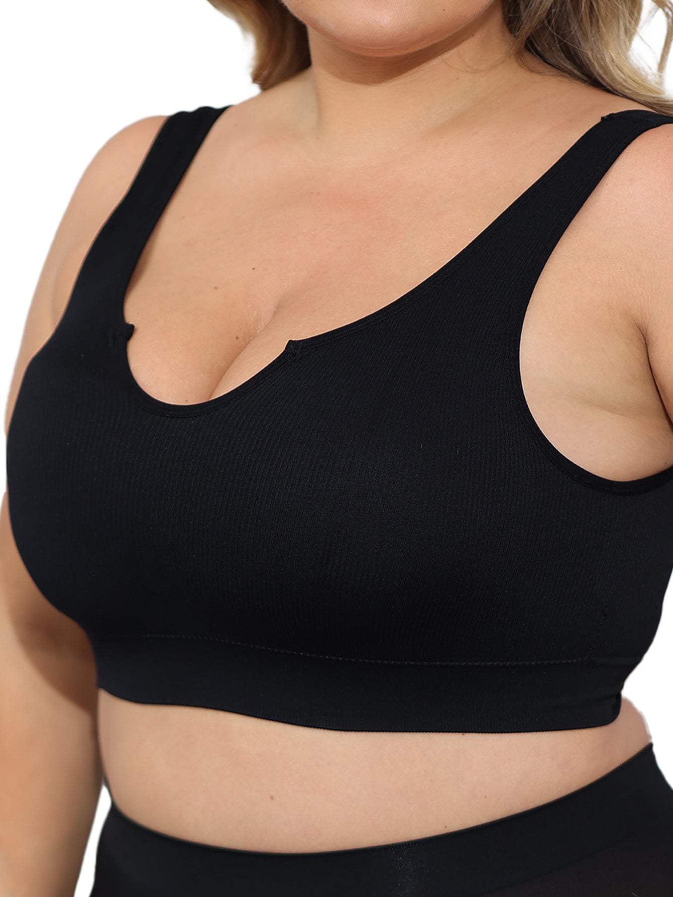 Women Seamless High Elasticity Sports Bra Set Breathable Adjustable Straps