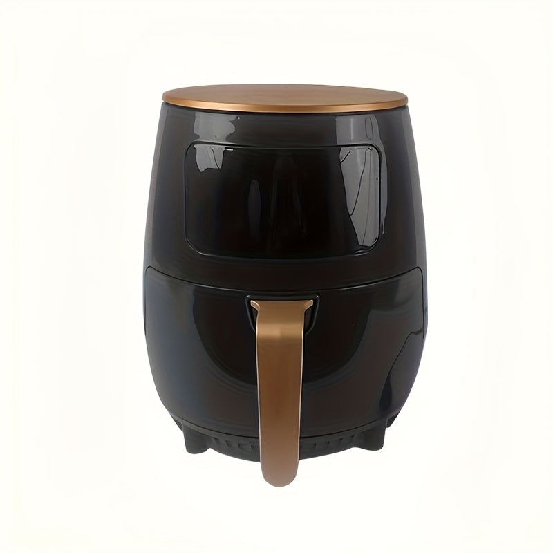 Katta 4.5L sig‘imli havo fritüri, tutunsiz, teginish bilan boshqariladigan, yog‘siz pishirish