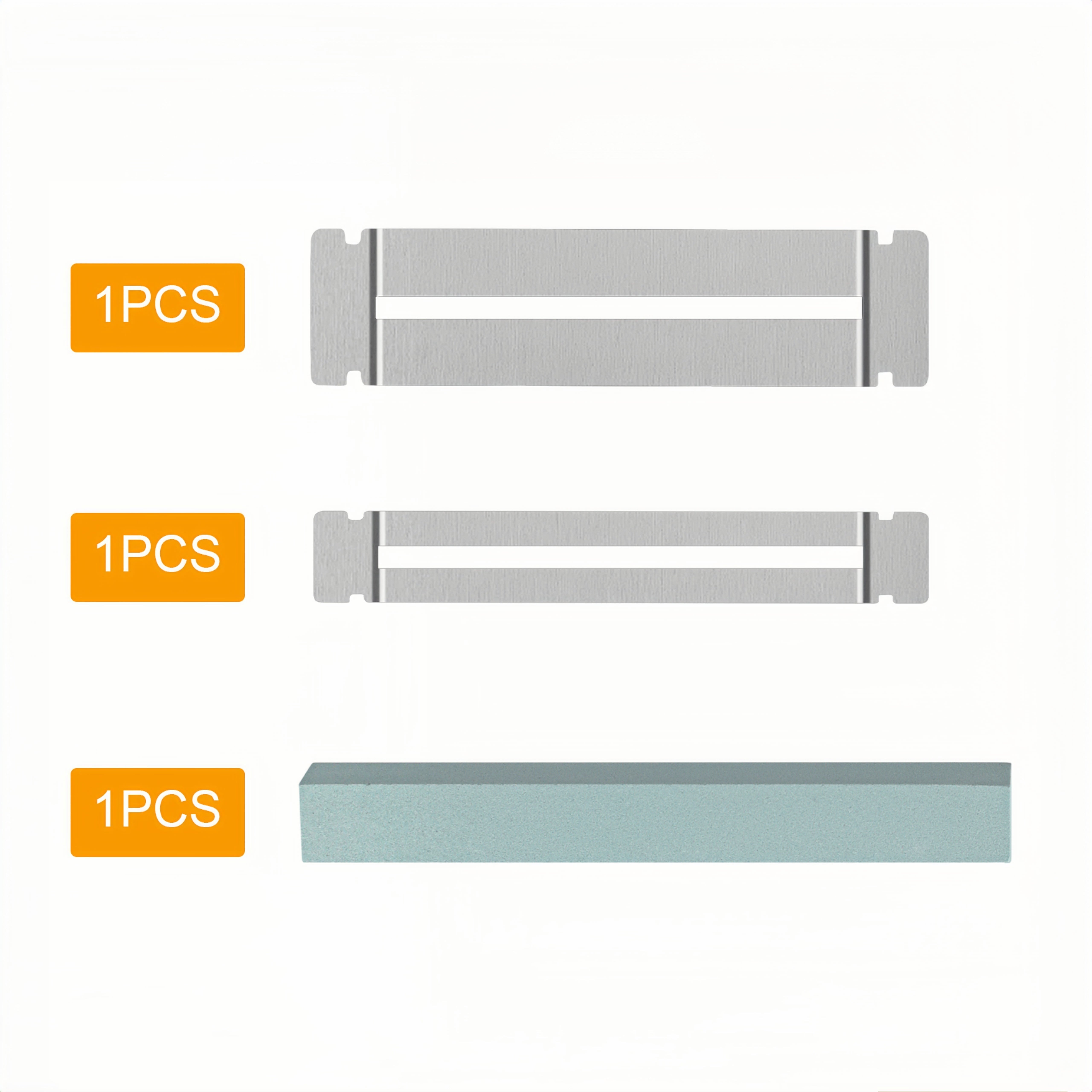 Guitar Fretboard Maintenance Kit with Metal Protector and Grey Dressing Stones