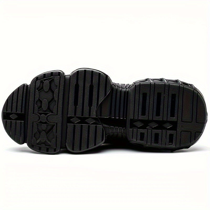 Men's Unisex Steel Toe Work Boots Puncture-Proof Safety Non-Slip Rubber Sole