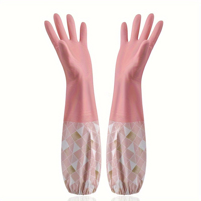 Водонепроницаемые легкие перчатки из ПВХ для уборки кухни и ванной комнаты