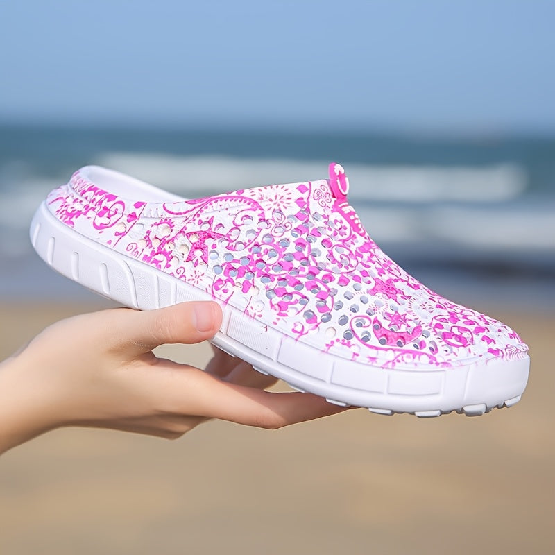 Women's Garden Clogs - Lightweight Breathable Mesh Comfort EVA Shoes