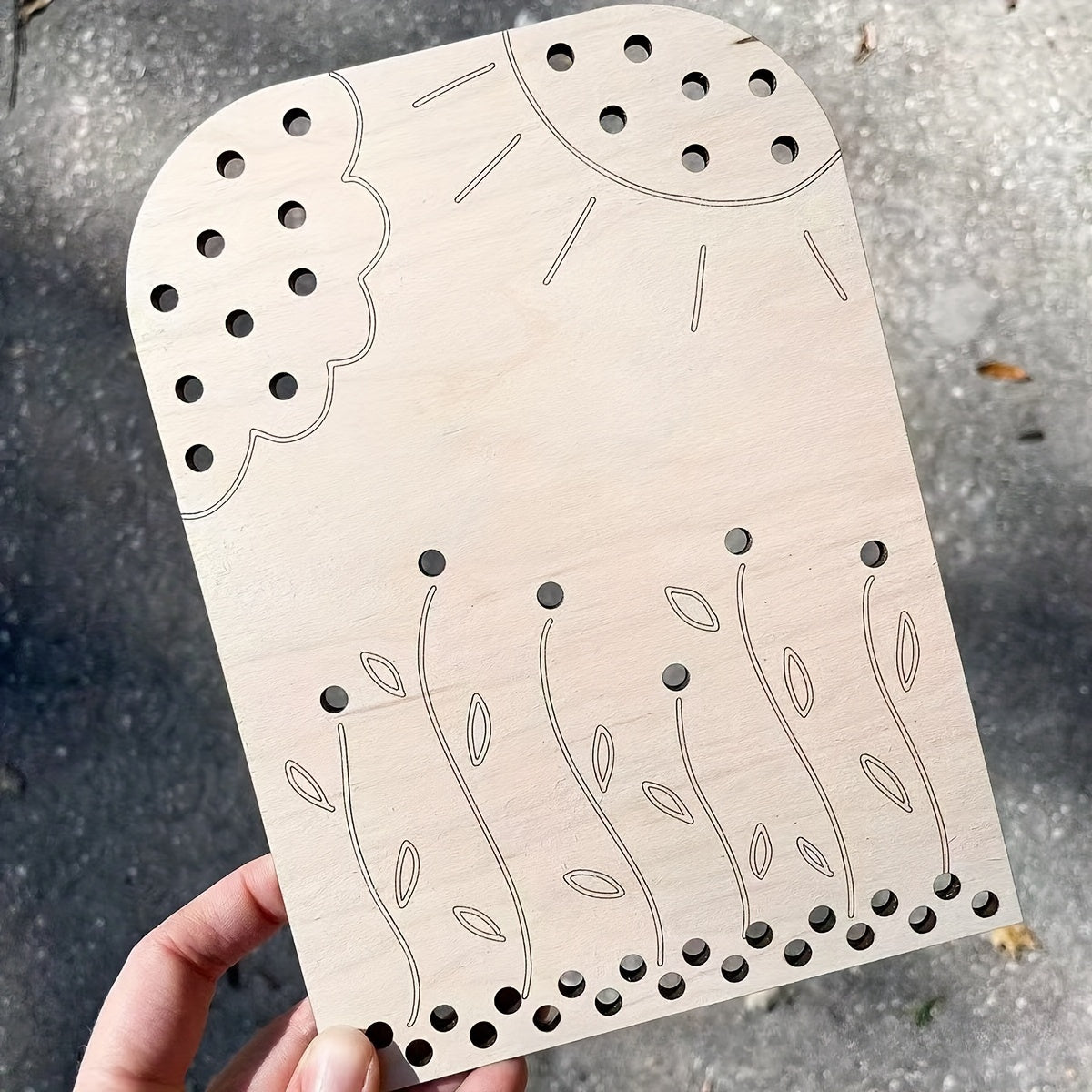 Soporte de flores de madera para decoración del hogar, guardería, dormitorio, 1 pieza