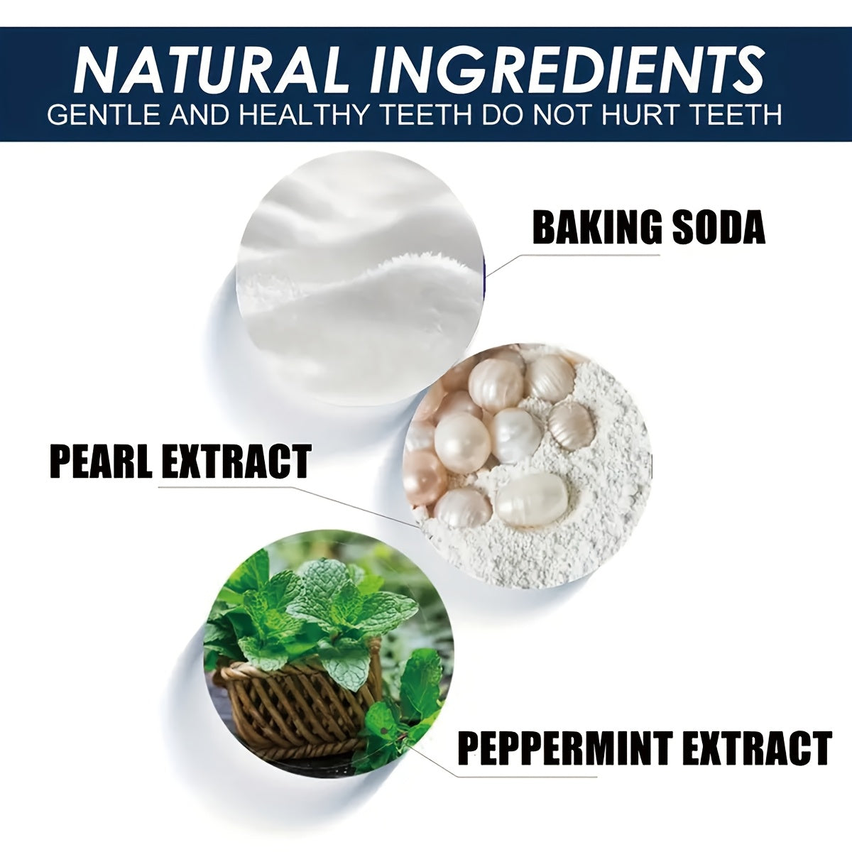 Teeth Whitening Powder Deep Cleansing Toothpaste for Daily Use and Travel