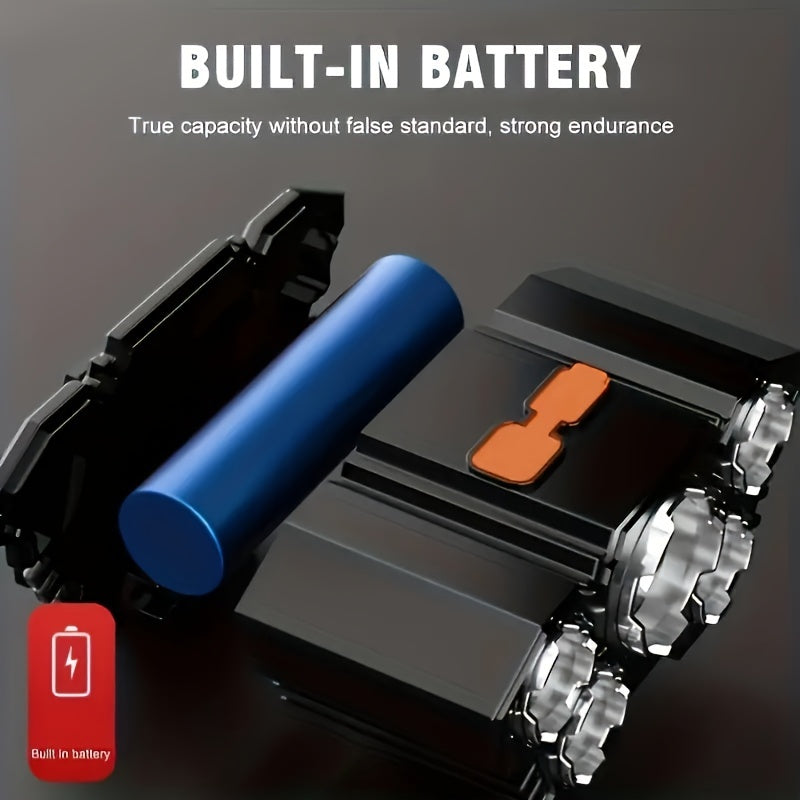 Rechargeable LED Headlamp with USB Fast Charging, Multi-Mode, Portable for Outdoor Activities