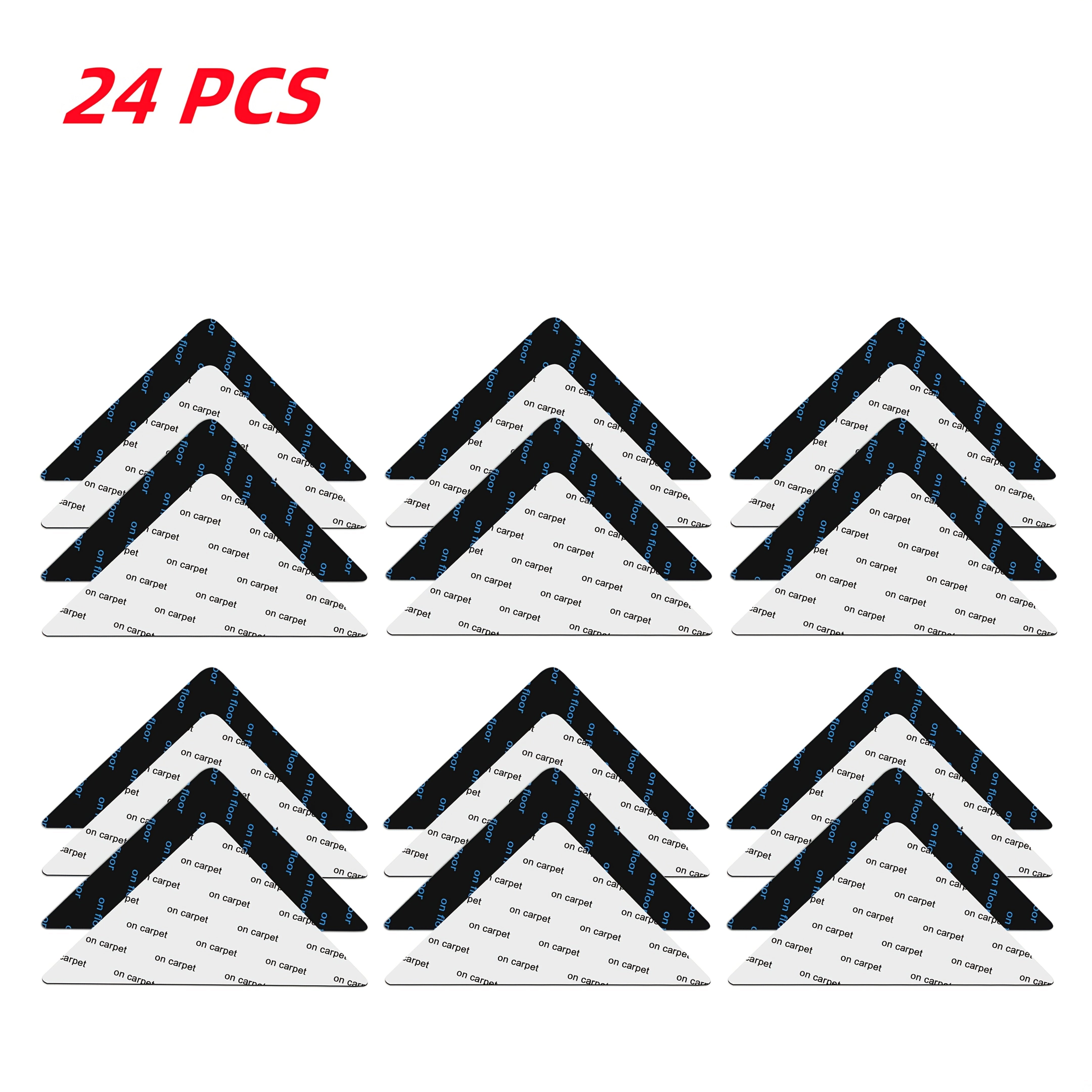 Black And White Carpet Retainer 4/8/12/16/20 Inch Non-Slip Floor Tile Mat