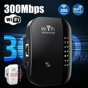 Extensor Wi-Fi de 300Mbps para oficina en casa, amplificador de señal 2.4G, enchufe EU