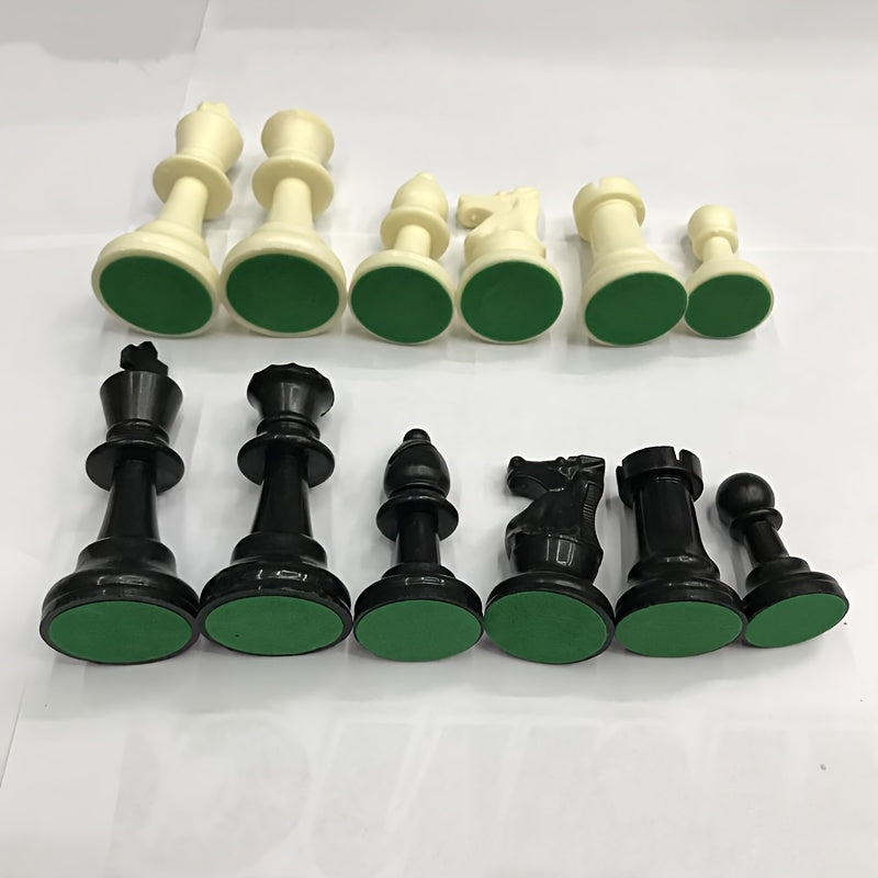International Chess Set for Adults Plastic Chess Pieces for Championship Game