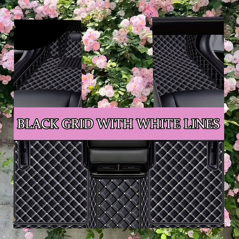 Sun’iy charm avtomobil pol pozvoloqli mato, suv o'tkazmaydigan, barcha mavsumlar uchun to'liq qamrov, chap haydovchi uchun