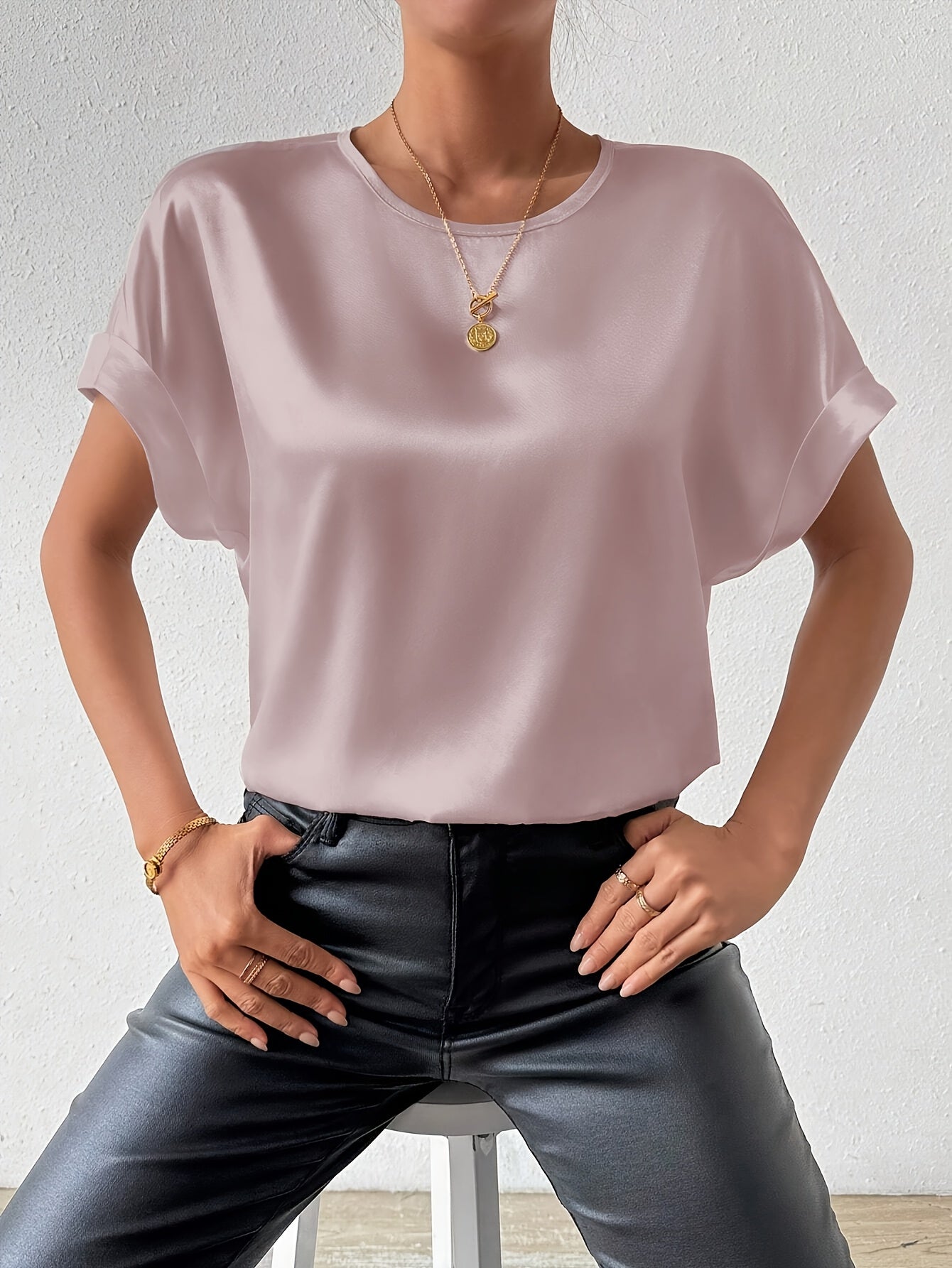 Kattalarlar uchun Bat Wing uslubidagi toʻqilgan polyesterli krujka kofta, bahor, yoz, kuz uchun