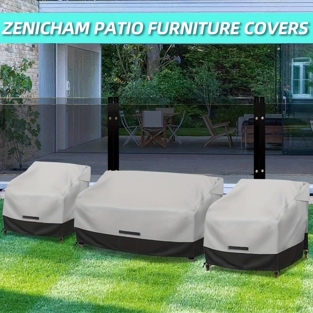 Outdoor Patio Furniture Cover Heavy Duty Waterproof Polyester All-Season Sofa Cover
