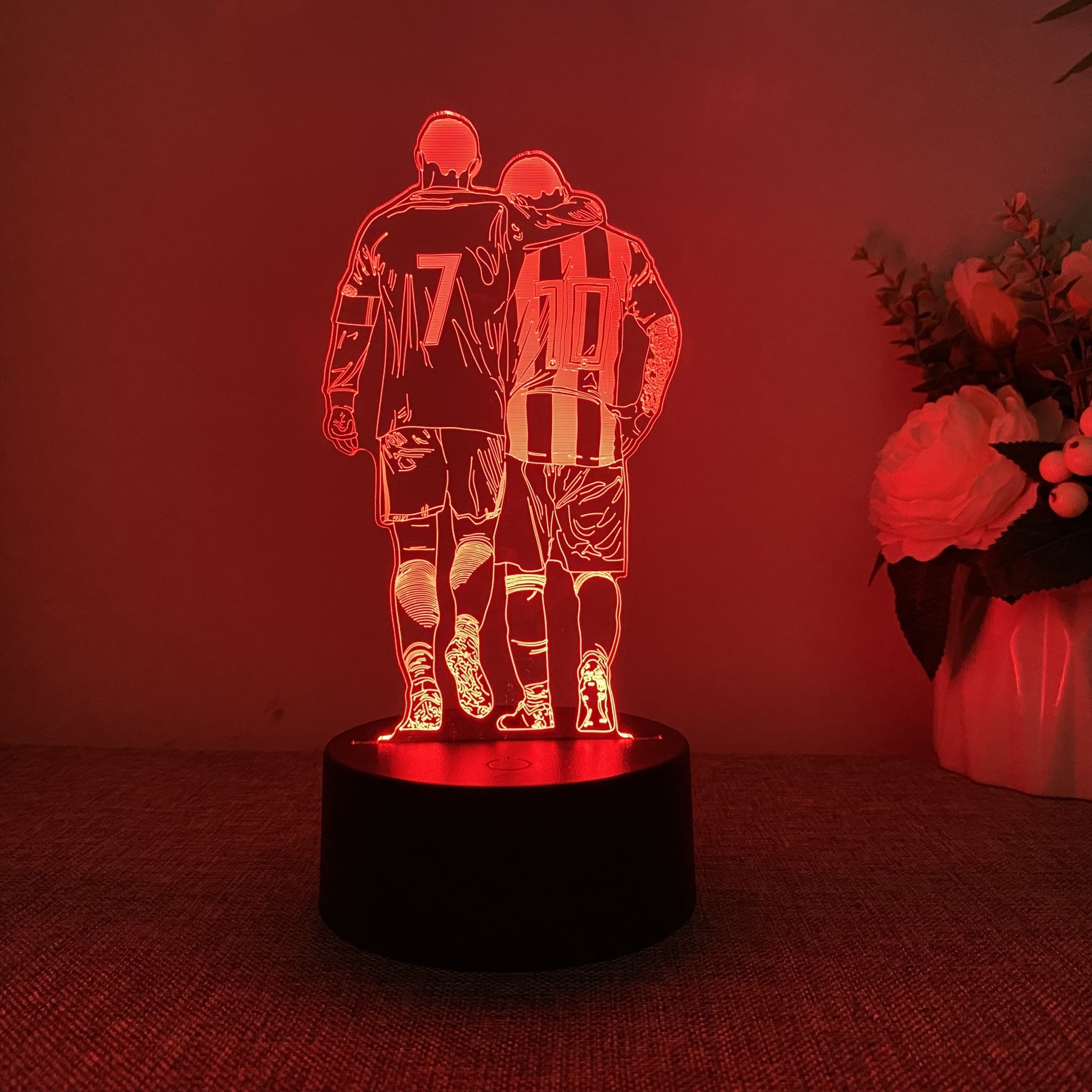 3D Football Night Light for Fans Kids and Adults Decorative LED Gift