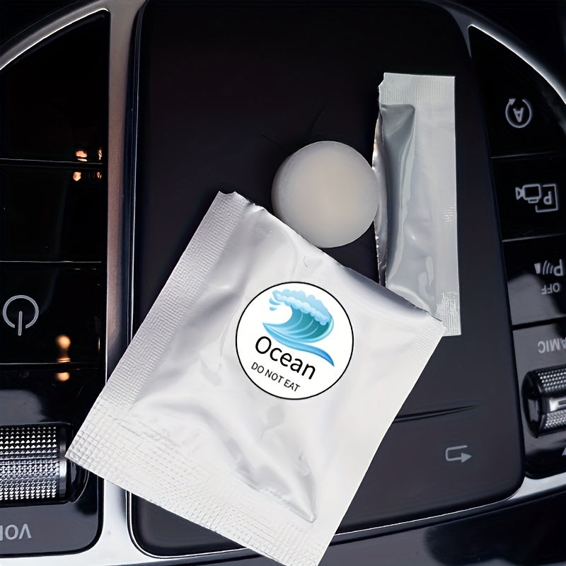 6pcs Car Fragrance Tablets Scented Air Vent Freshener Long-Lasting Aroma