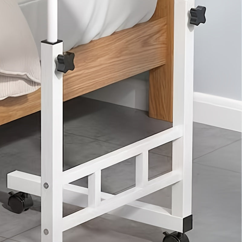 Uy ofisi yon paneli uchun sozlanadigan metall burilishli noutbuk stoli