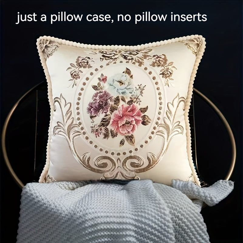 Высокоточная шенилловая европейская наволочка с жаккардовой вышивкой, подходящая для различных интерьеров, идеальна для домашнего декора.