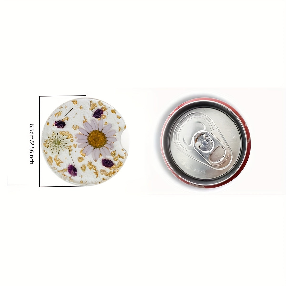 Ayollar uchun avtomobil coasterlari 2 ta paket, zamonaviy va amaliy stakan tutgich dekoratsiyasi