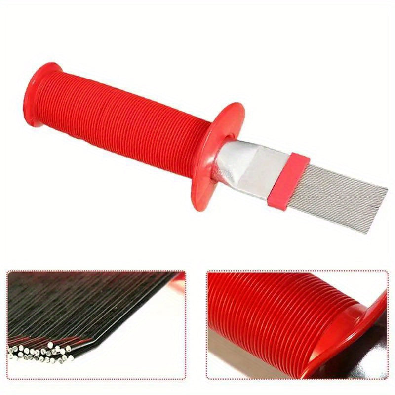 Stainless Steel Coil Comb Fin Cleaning Tool for HVAC Condenser Radiator Auto-Adjusts